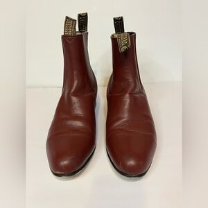 El Besserro Charro Leather Boot - Wine Caballero style